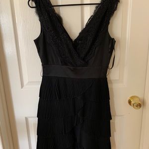 The Limited - Black Ruffle Lace Cocktail Dress